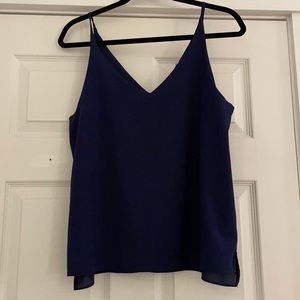 Navy Paper Crane Top